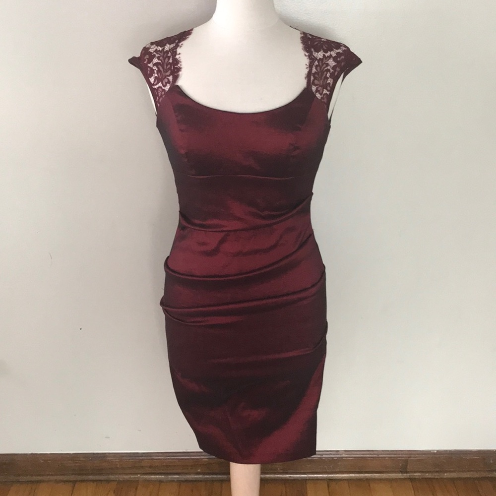 Xscape open back dress